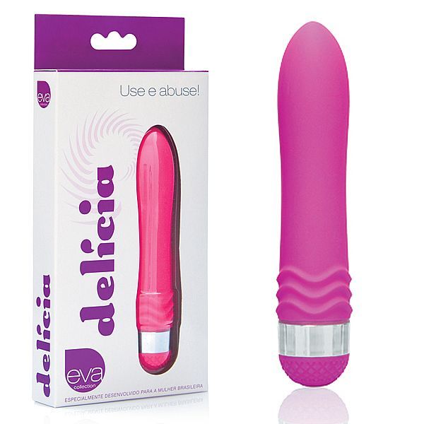 Vibrador Soft Touch Delícia 14cm na cor rosa